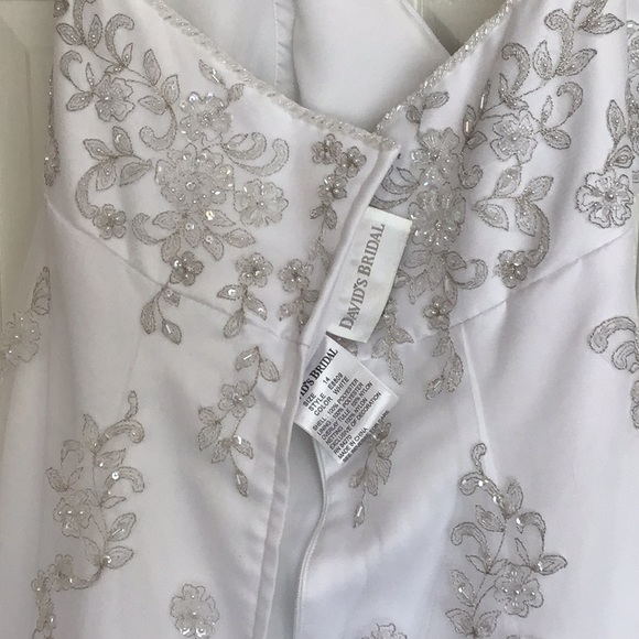 Davids Bridal Wedding -Size 14 tailored to a 10/12 - Picture 6 of 9